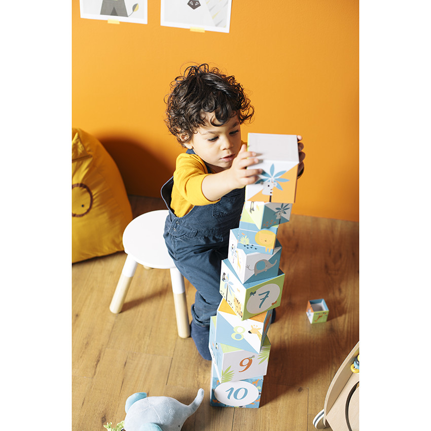 Juguete de apilamiento para bebés - Crazy Jungle 