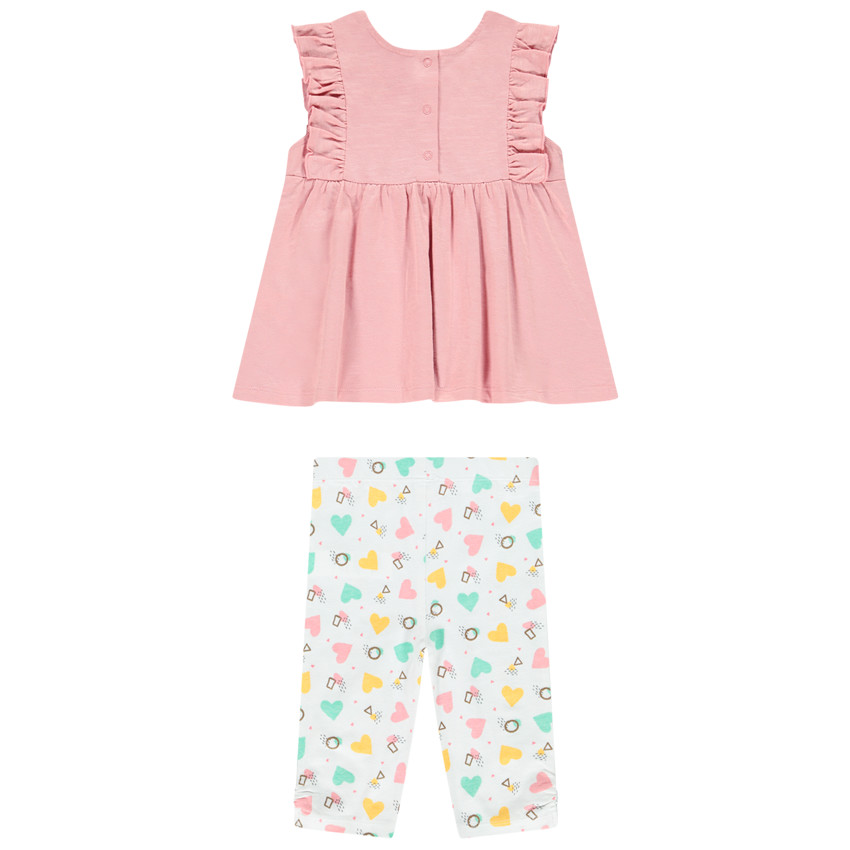 Conjunto blusa + leggings Minnie Disney para bebé niña 