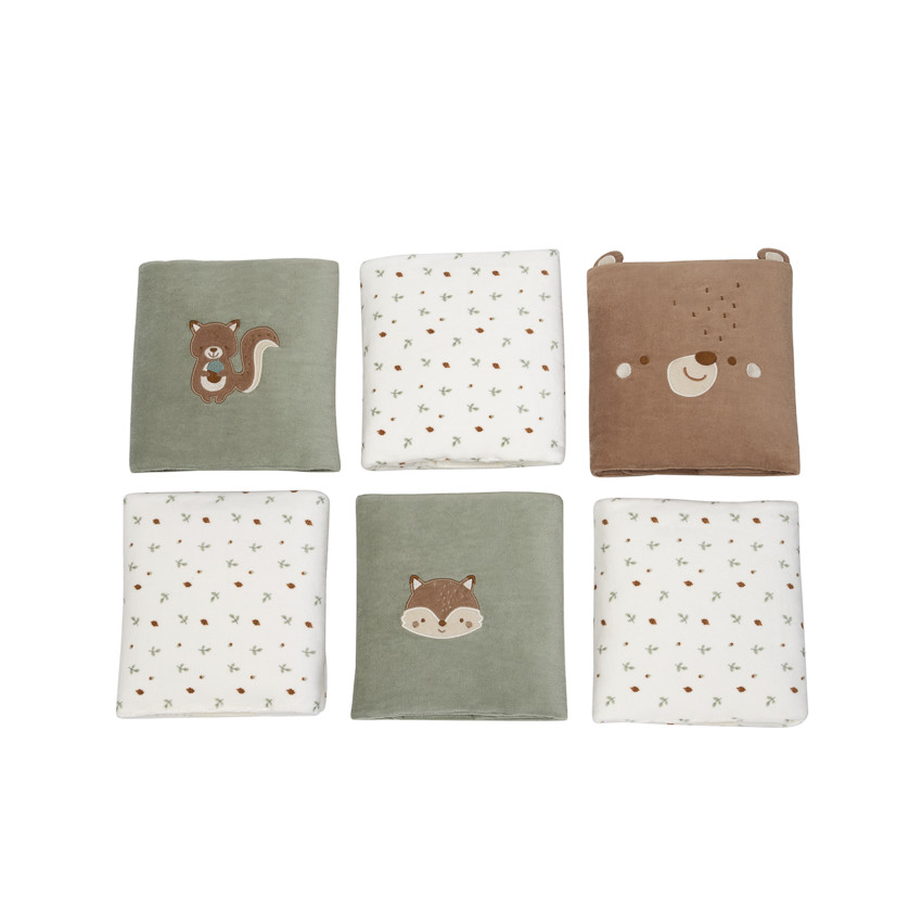 Lote de 6 protectores de barandilla con velcro Rey de los Bosques  Additional Lote de 6 protectores de barandilla con velcro Rey de los Bosques