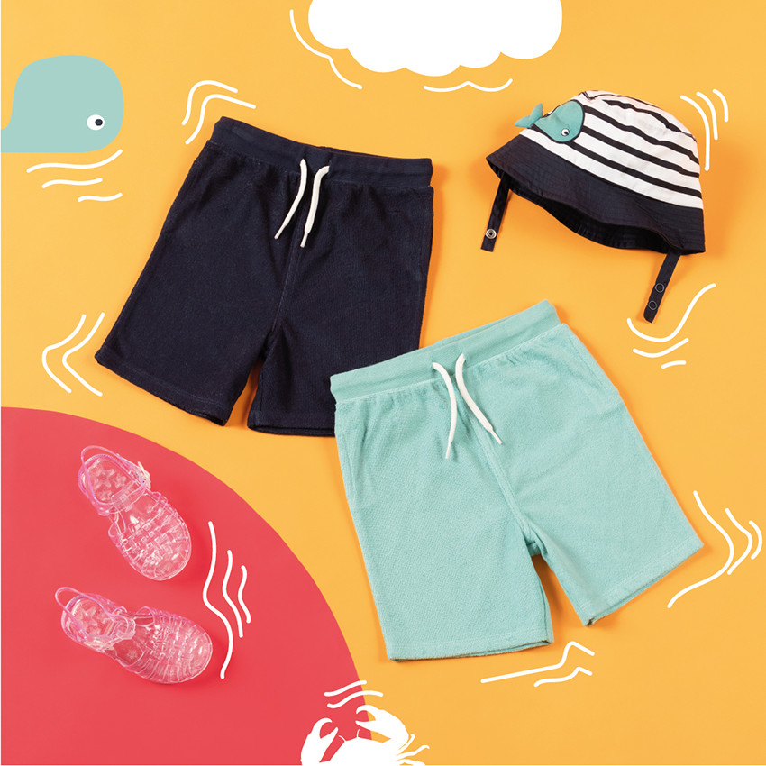 Bob de rayas all over y pez cosido 