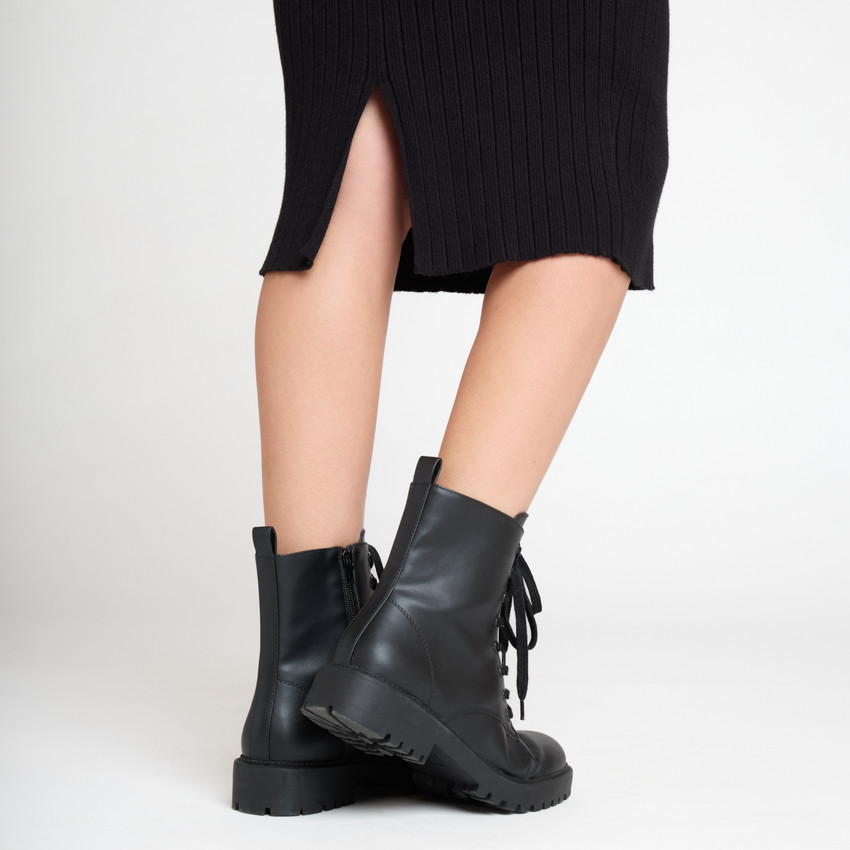 Falda larga ajustada con abertura trasera para mujer 