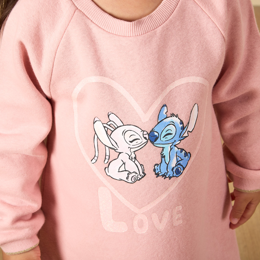 Ropa de sudadera Stitch y Angel Disney para bebé niña 