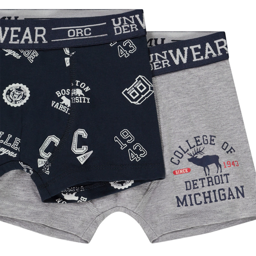 Lote de 5 bóxers de punto para niño 