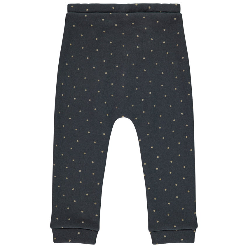 Pantalón jogging de jersey sherpa con lunares brillantes para bebé niña 