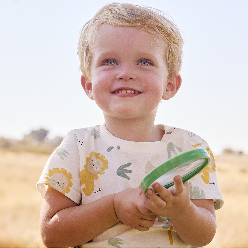 Camiseta manga corta motivo fantasía para bebé niño 