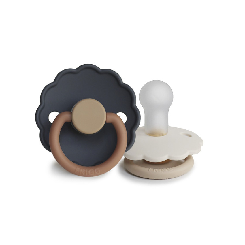 PACK 2 CHUPETES SILICONA DAISY AURORA/CHAMOMILE 0+ 