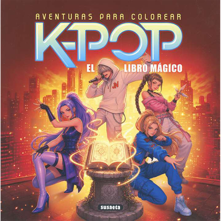 Libro para colorear K-POP El libro mágico +6A 