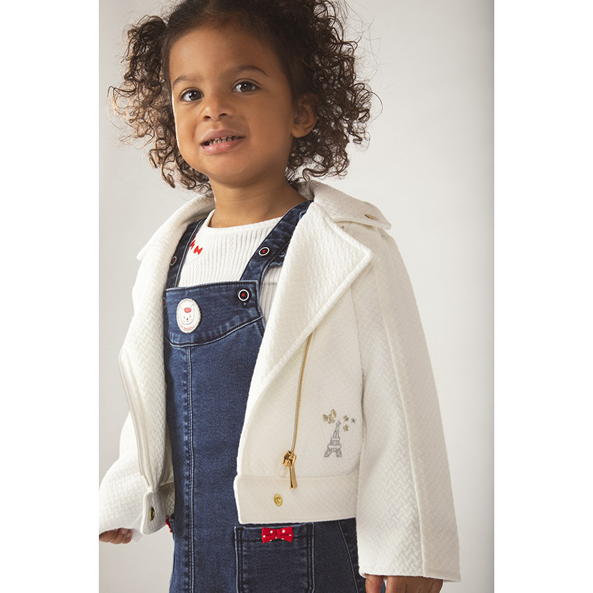 Chaqueta felpa estilo biker  Additional Chaqueta felpa estilo biker