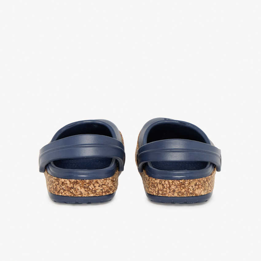 Sabots con parche de tiburón y suela efecto corcho para bebé niño 