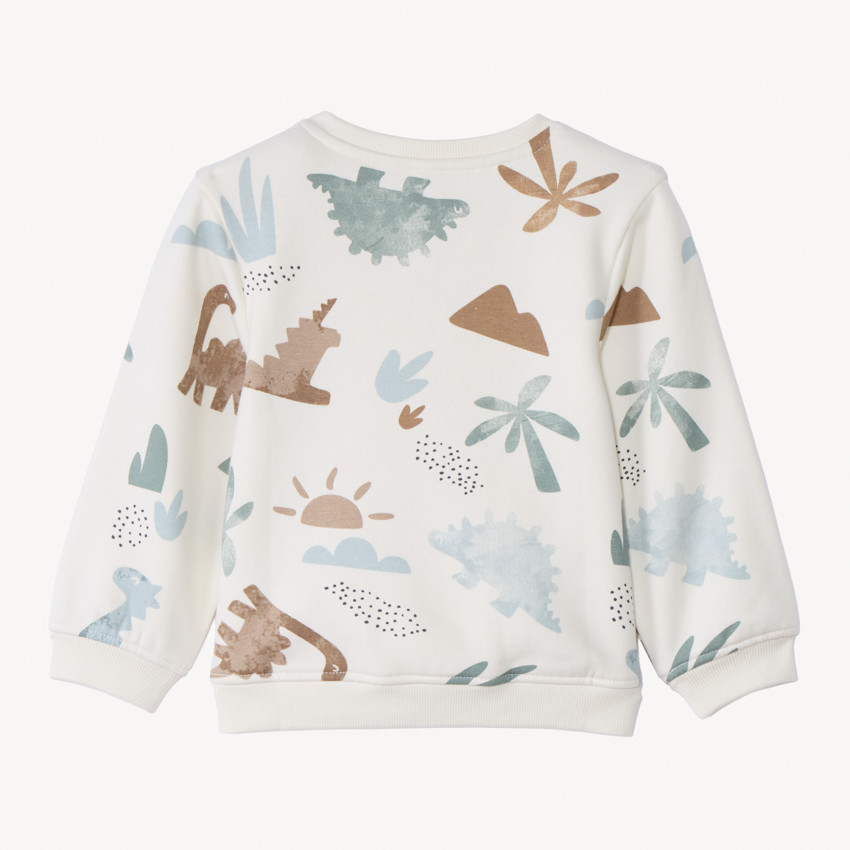 Sudadera de felpa con estampado de dinosaurios para bebé niño 