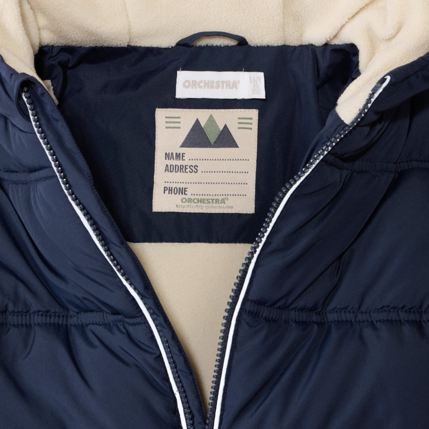 Plumífero acolchado con forro micropolar para niño  Additional Plumífero acolchado con forro micropolar para niño