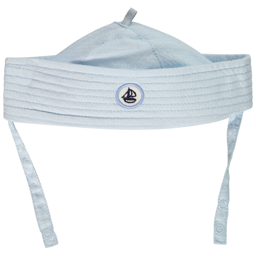 Sombrero marinero bordado con velero para bebé niño 