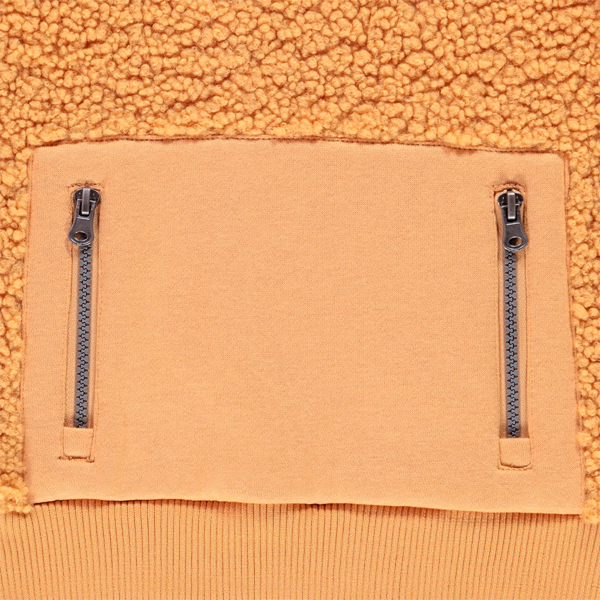 Sweat bi-matière à poches zippées pour enfant garçon Main Sweat bi-matière à poches zippées pour enfant garçon