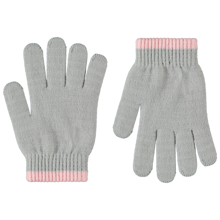 Guantes de punto lisos para niña 