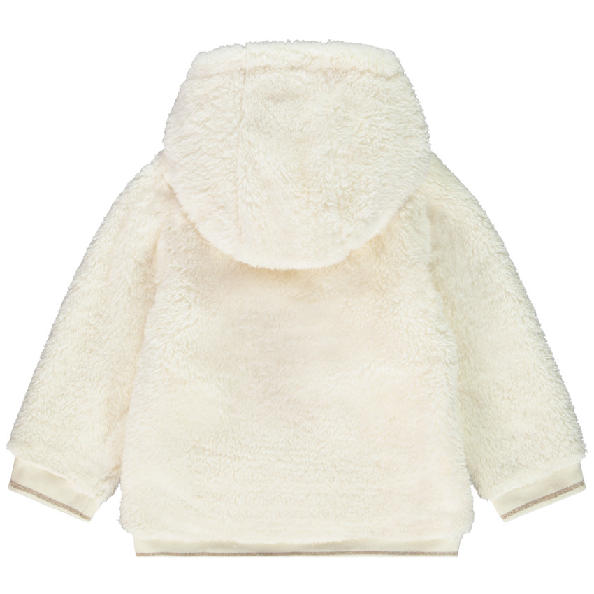 Chaleco polar liso de sherpa para bebé niña 