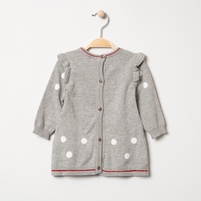 Vestido de manga larga de punto con bordados de Minnie Disney  Additional Vestido de manga larga de punto con bordados de Minnie Disney