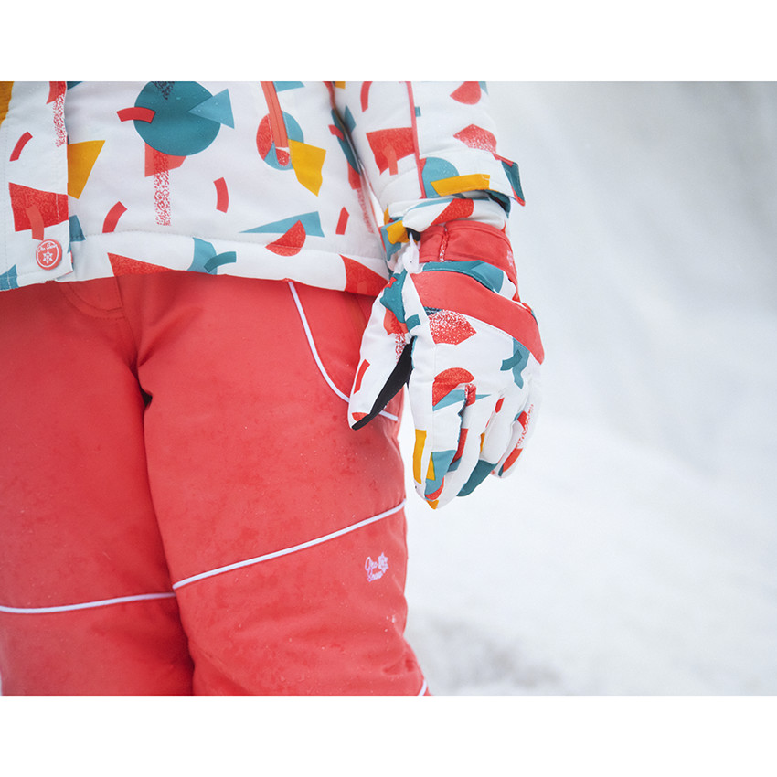 Chaqueta esquí motivo gráfico 