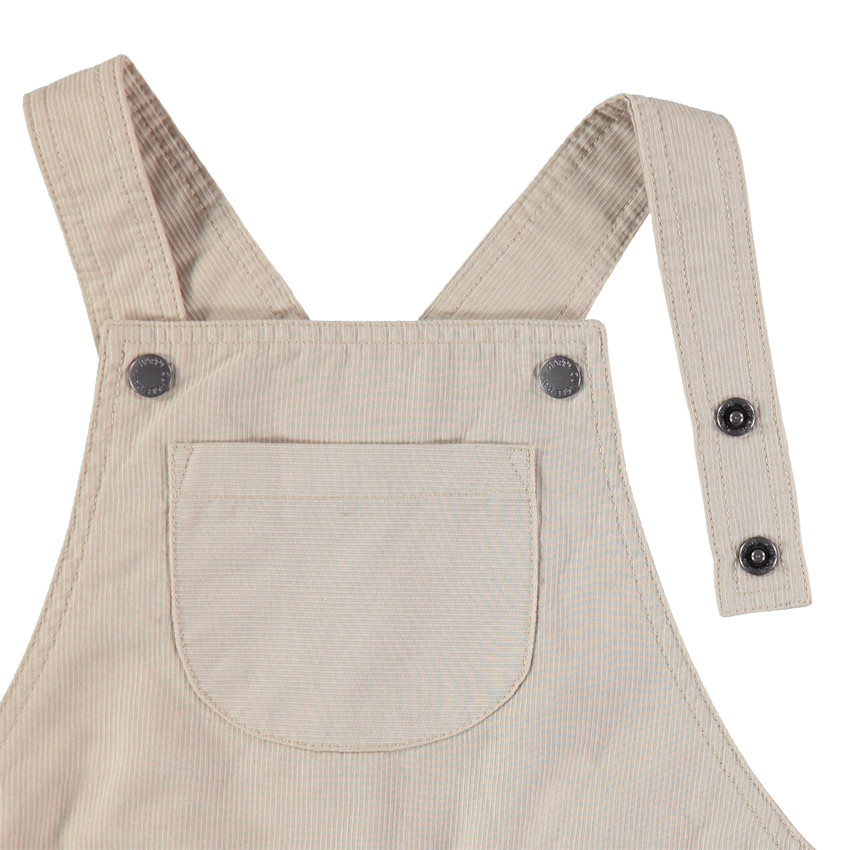 Peto largo de algodón beige  