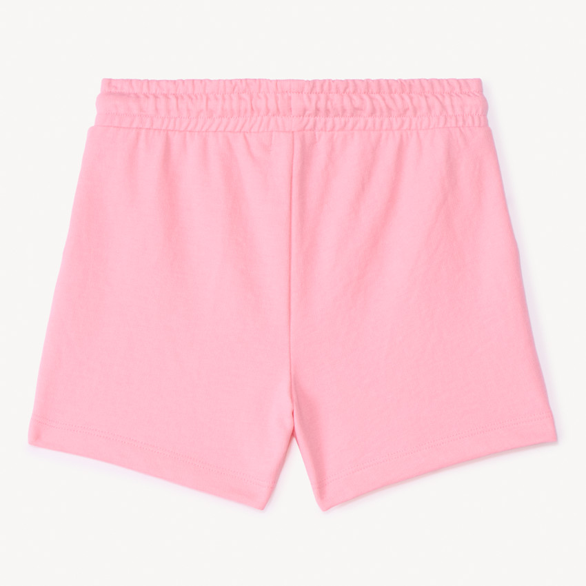 Pantalón corto de punto en color liso para niña 