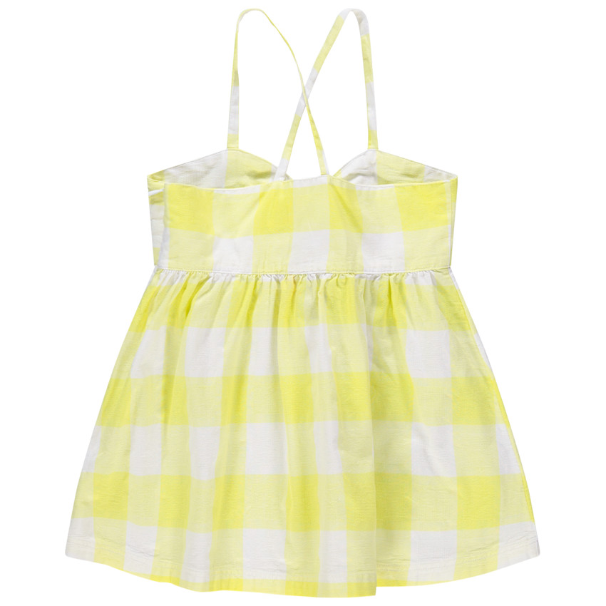 Túnica de tirantes finos a cuadros 