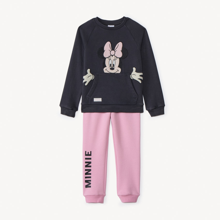 Conjunto de chándal de felpa de Minnie Disney para niña 
