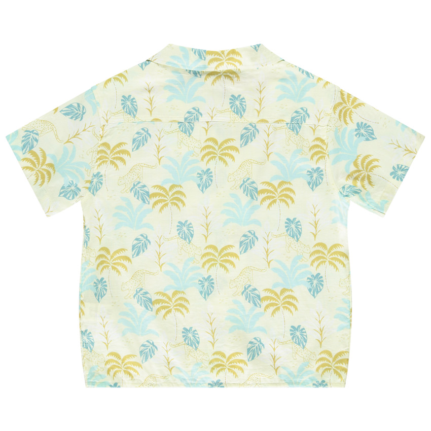 Camisa de manga corta estampada con palmeras para niño  Additional Camisa de manga corta estampada con palmeras para niño