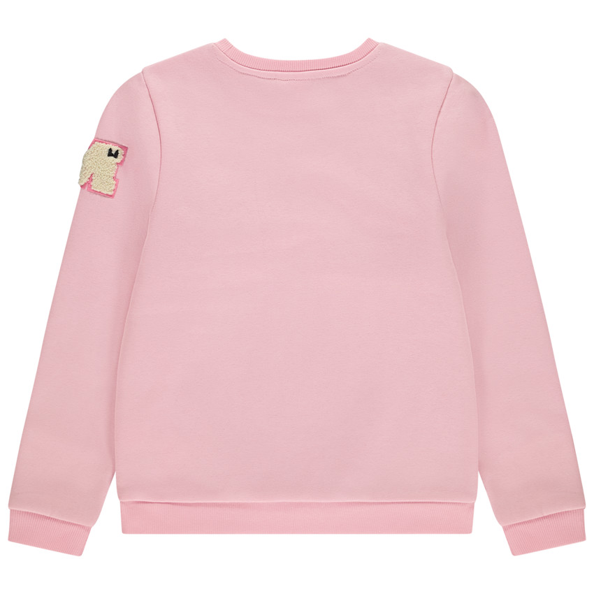 Sudadera de felpa oversize con estampado en relieve de Minnie Disney para niña 