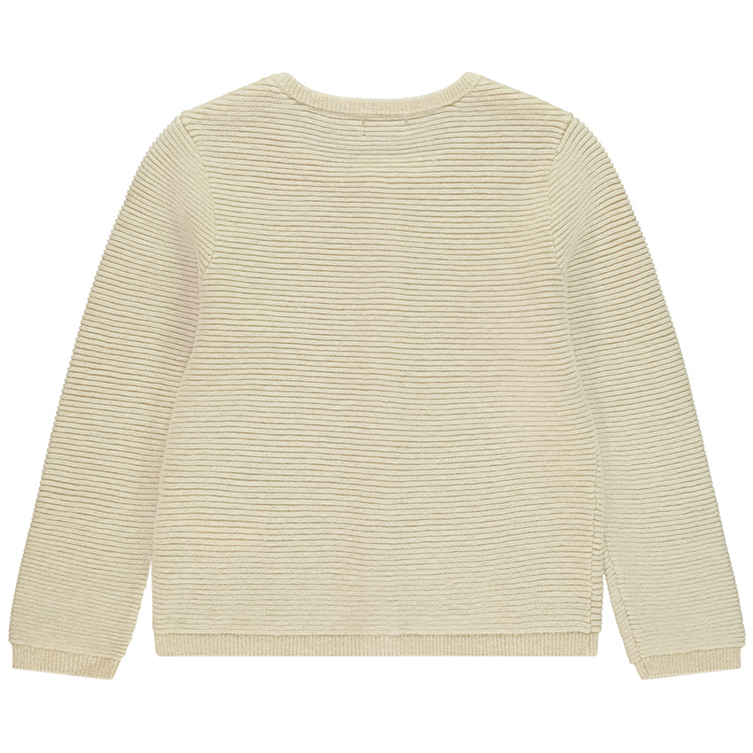 Jersey de punto texturizado brillante para niña 