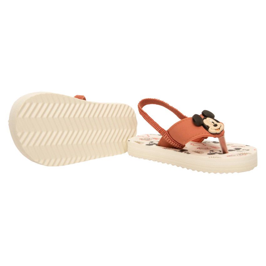Sandalias de tira flexible con estampado de Mickey Disney para bebé niño 