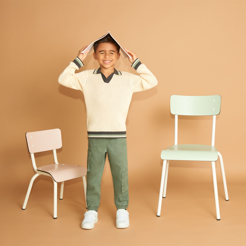 Pantalón jogger cargo niño liso 