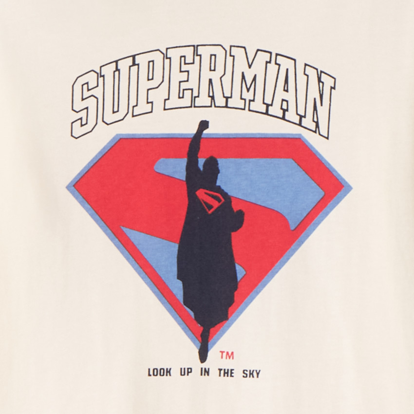 Conjunto de pijama de 2 piezas Superman Warner con capa para niño 