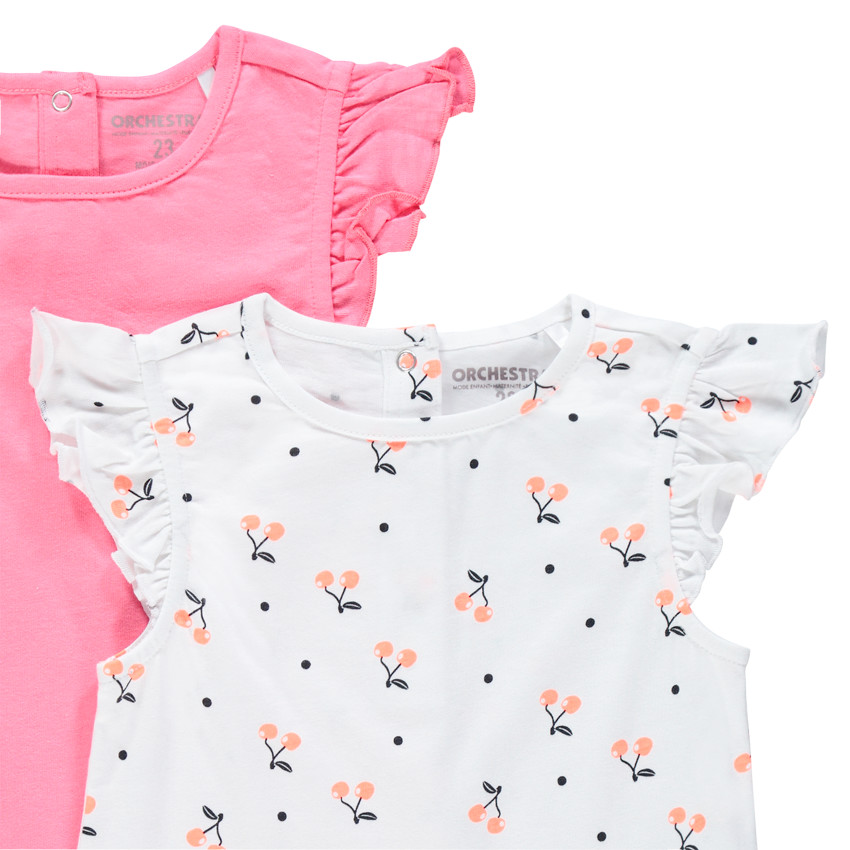 Pack 5 camiseta manga corta 