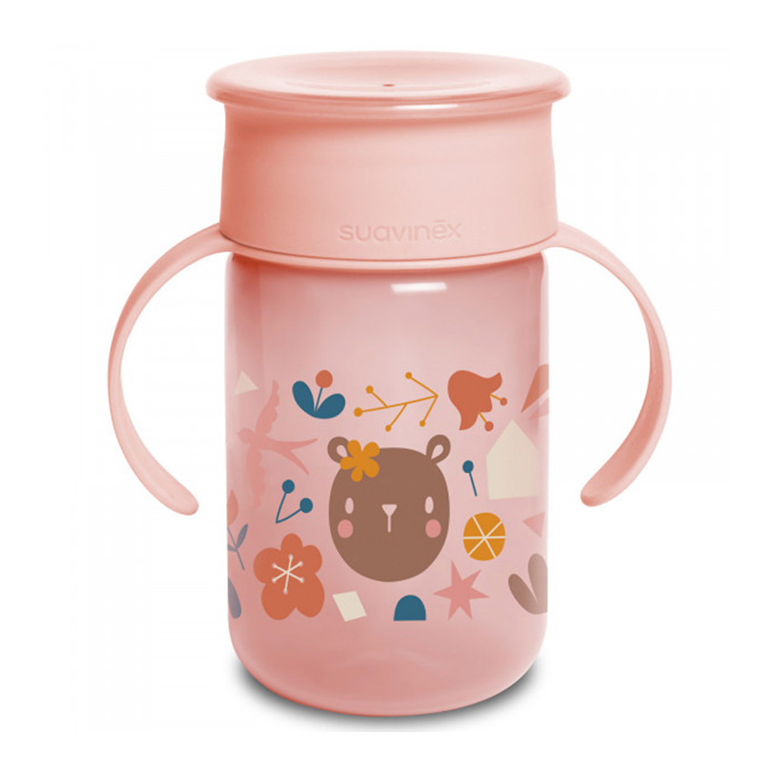 Taza de aprendizaje 360° 340ml Forêt Rose 