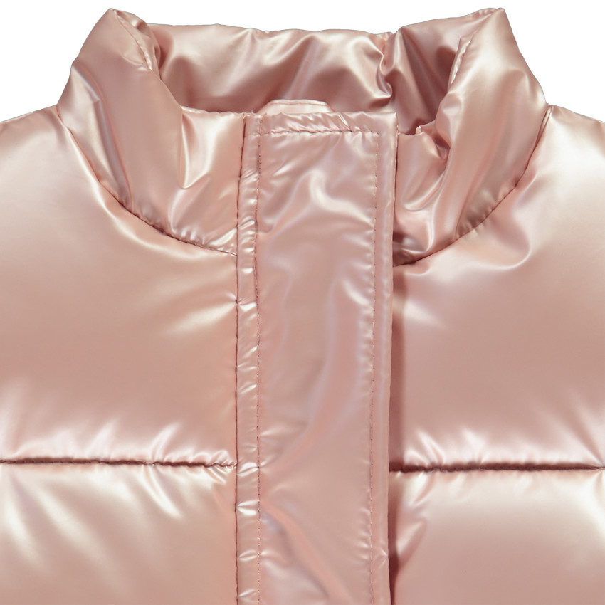 Chaleco sin mangas acolchado efecto nacarado para niña  Additional Chaleco sin mangas acolchado efecto nacarado para niña