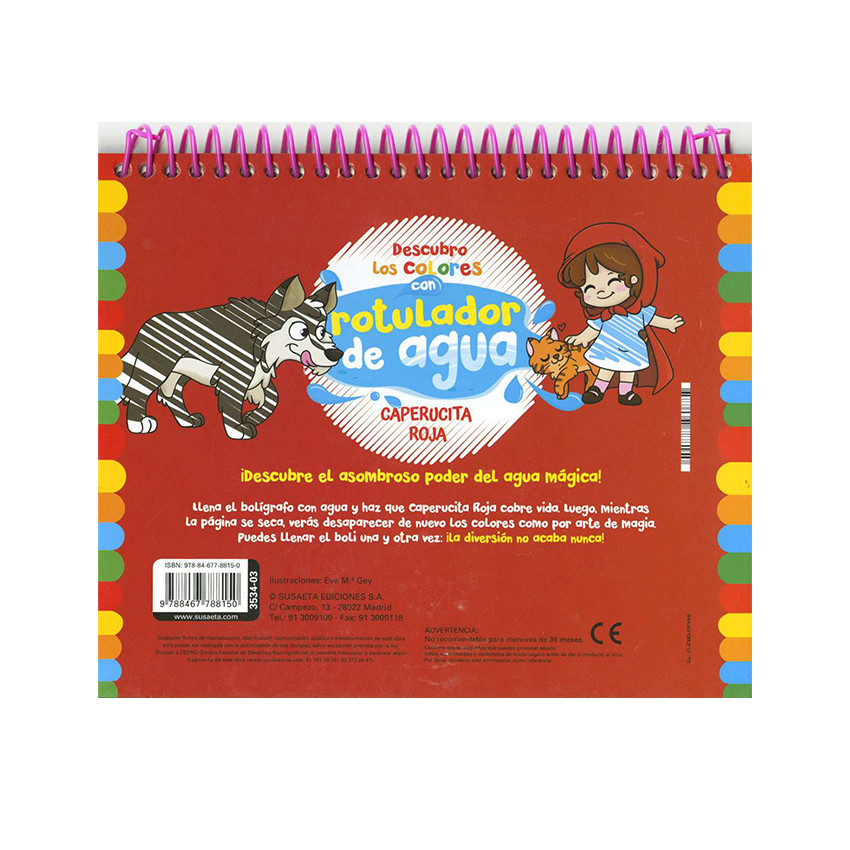 Livre "Le petit chaperon rouge" +4ans 