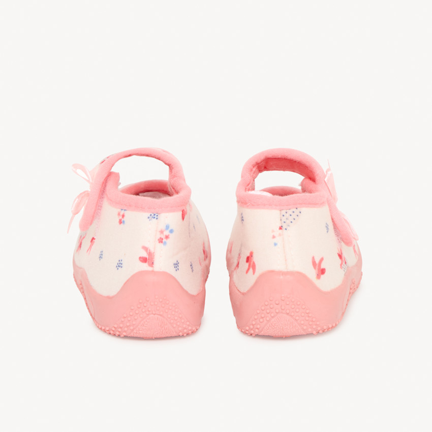 Zapatillas tipo merceditas estampado fantasía para bebé niña 