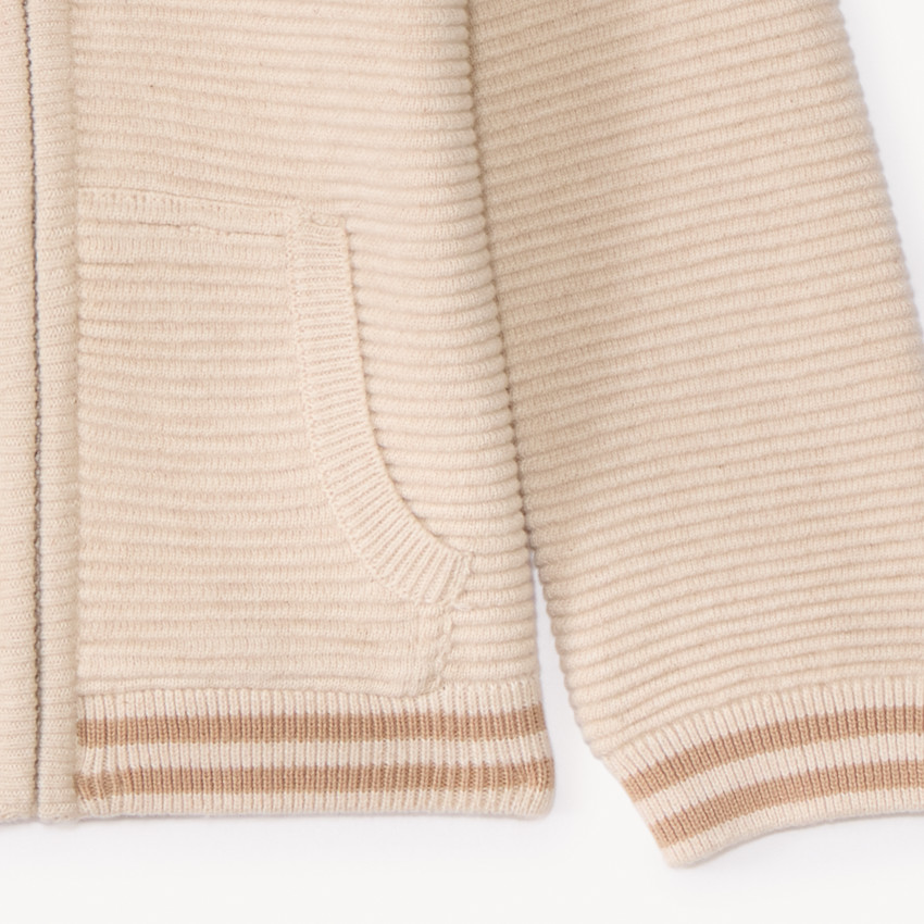 Chaleco teddy de punto liso para bebé niño 