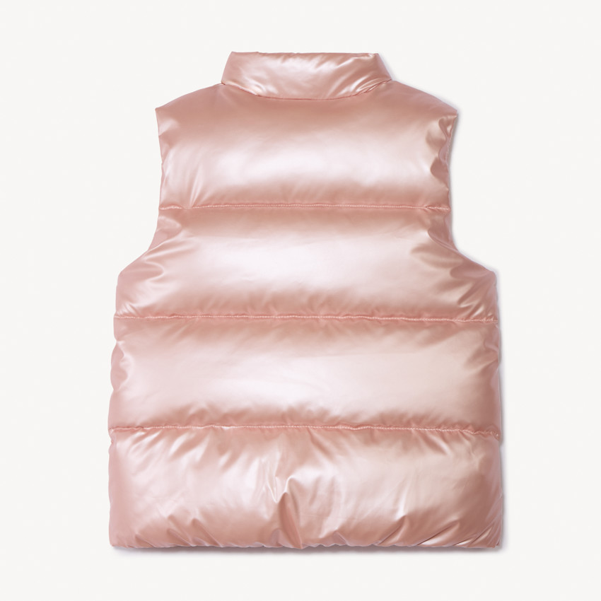 Chaleco sin mangas acolchado efecto nacarado para niña  Additional Chaleco sin mangas acolchado efecto nacarado para niña