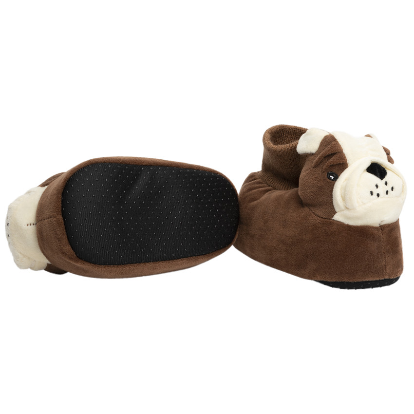 Patucos de peluche perro para niño 