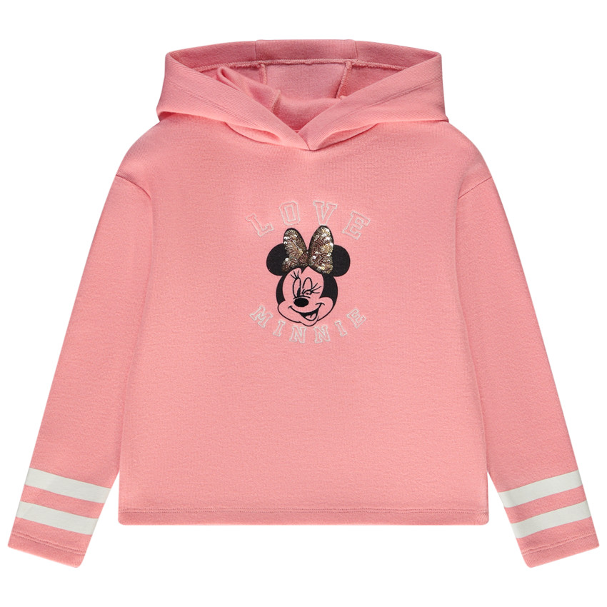 Pull esprit sweat avec print et sequins Minnie Disney pour fille
