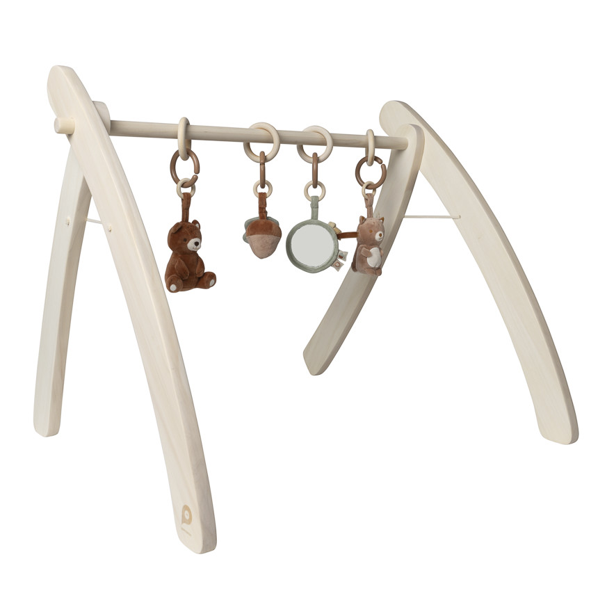 Set de 4 juguetes colgantes para arco de estimulación Rey de los Bosques 