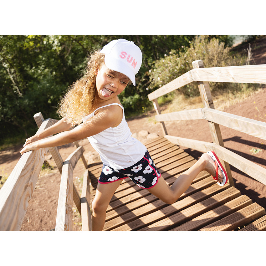 Pack de 3 camisetas sin mangas lisas para niña 