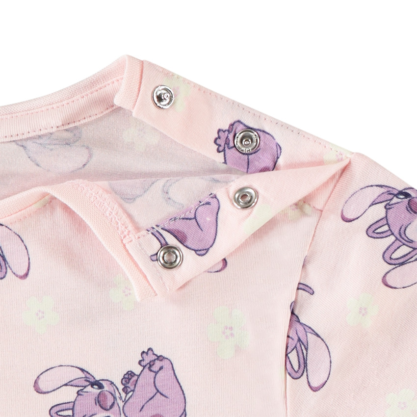 Camiseta de manga corta estampada de Angel Disney para niña. 