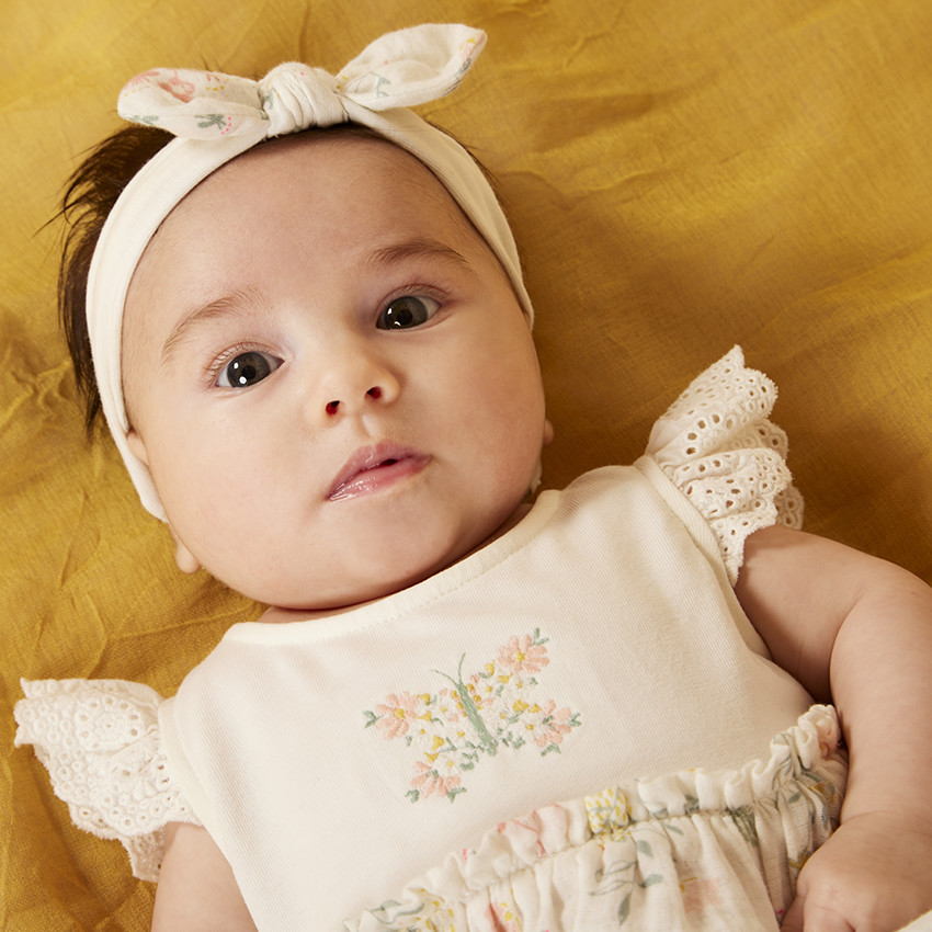 Conjunto 2 piezas estampado floral para bebé niña 