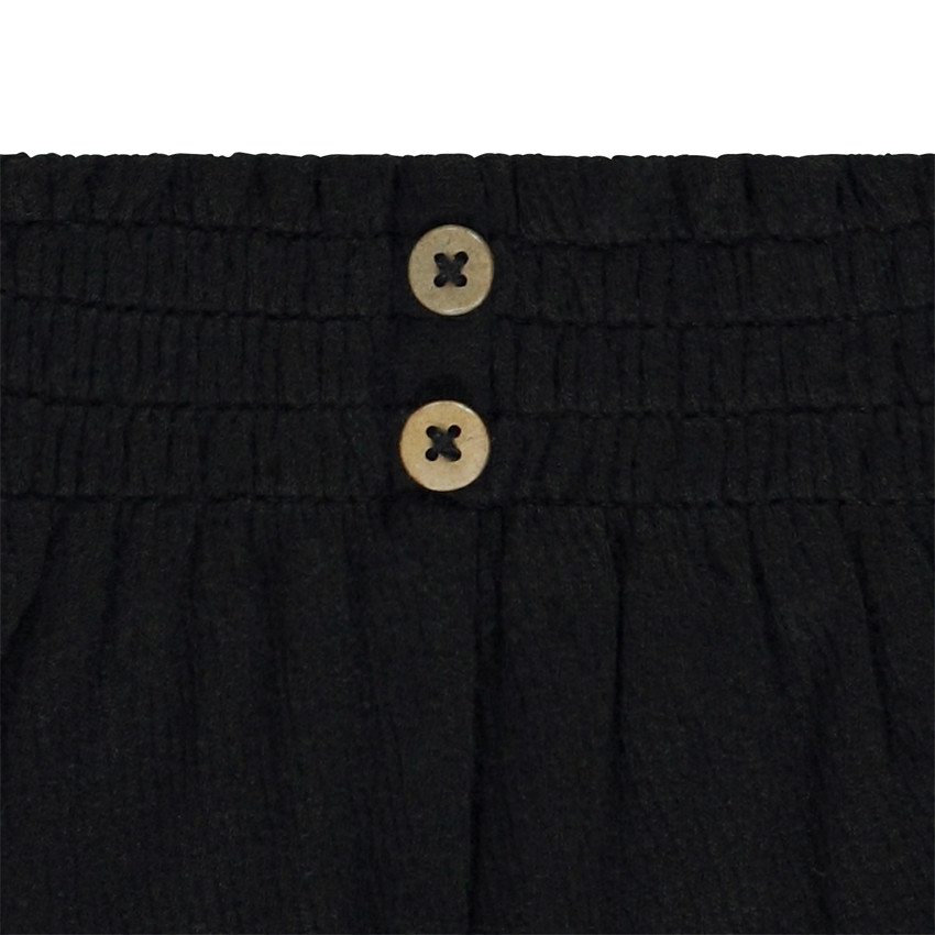 Short uni effet froissé pour fille  Additional Short uni effet froissé pour fille