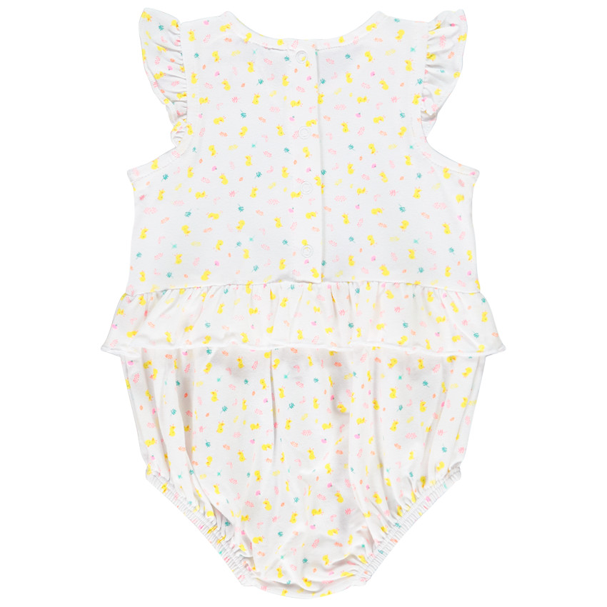 Combinaison courte imprimé poussins pour bébé fille  Additional Combinaison courte imprimé poussins pour bébé fille
