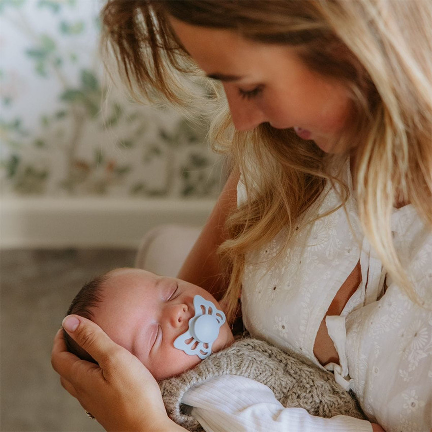 Pack de 4 Chupetes Moonlight Sailing 0+ azul 