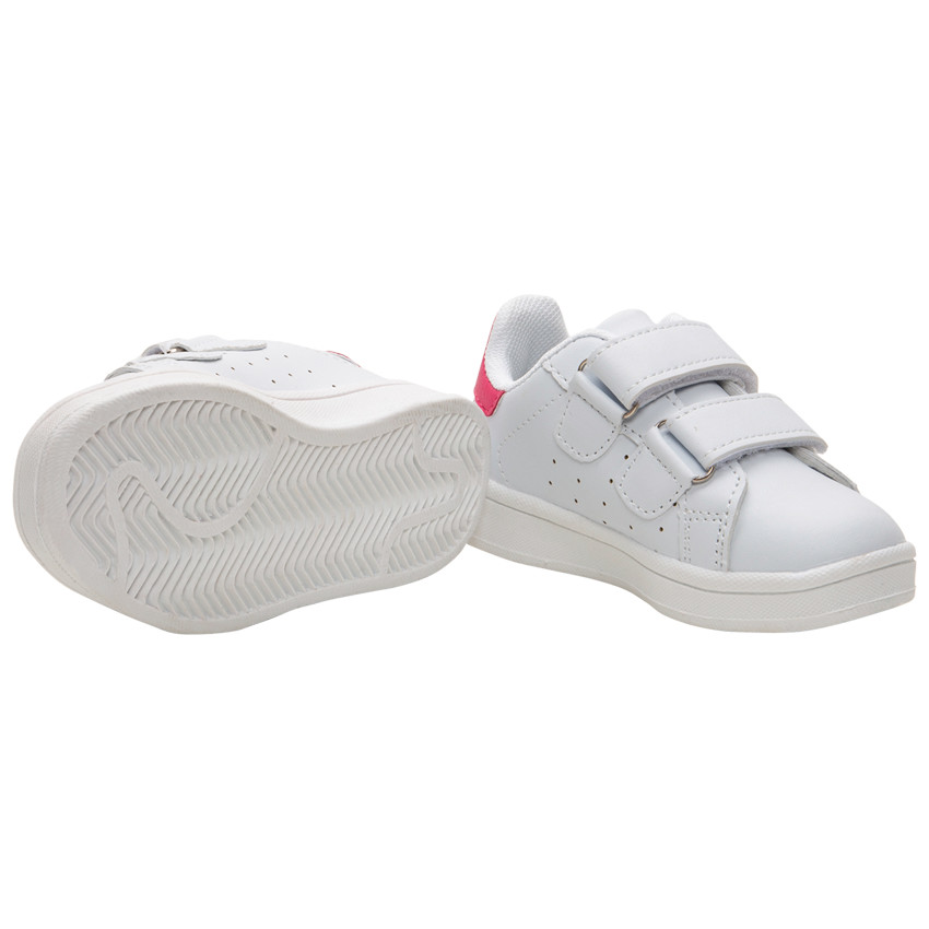 Zapatillas bajas con velcro y detalle en contraste para niña  Additional Zapatillas bajas con velcro y detalle en contraste para niña