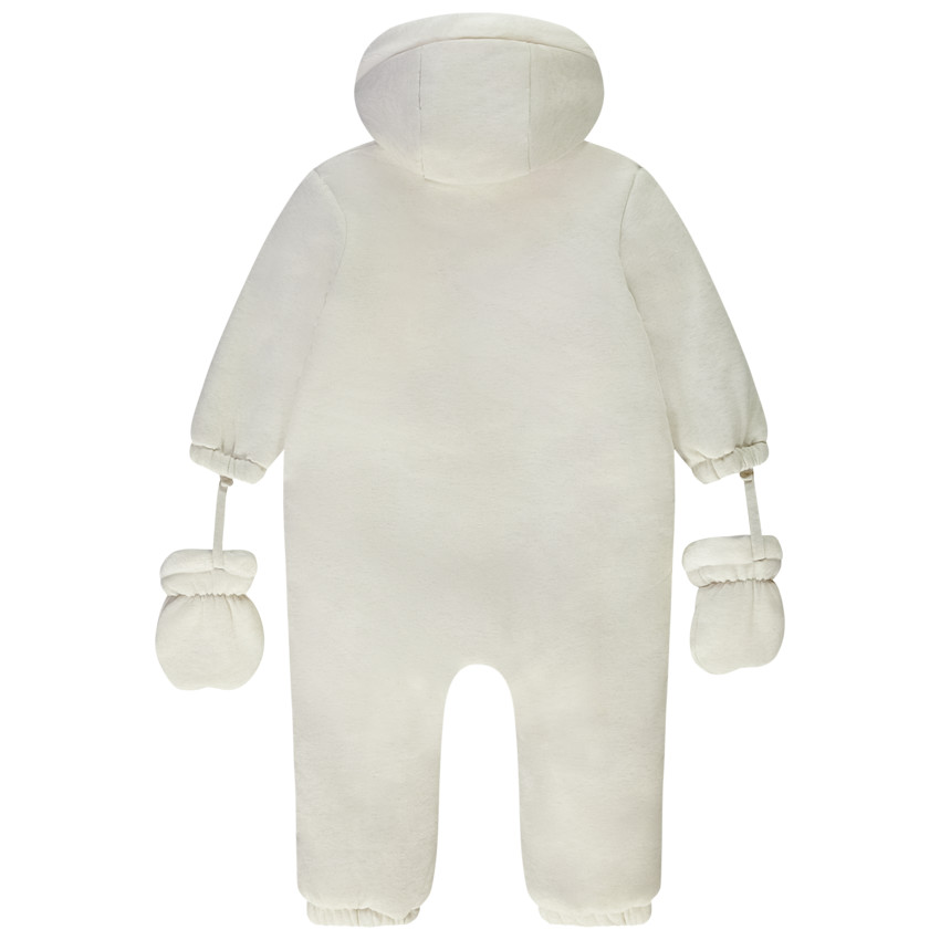 Pelele estampado pingüino para bebé niña con acabados diferentes según la edad 