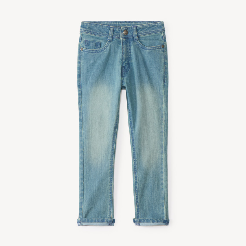 Vaqueros slim efecto lavado niño 